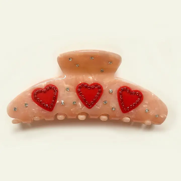 Medusa's Heirlooms Romantic Heart Jaw Clip