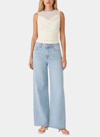 Steve Madden Roman Knit Top in Cream