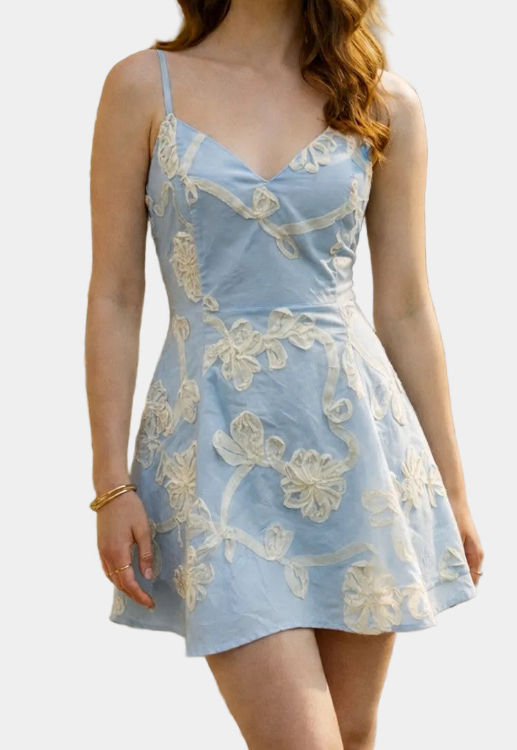 Samie Embroidered Mini Dress