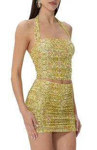 AFRM Aryana Top and Martina Mini Skirt Set