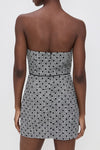 Amanda Uprichard Puzzle Strapless Mini Dress