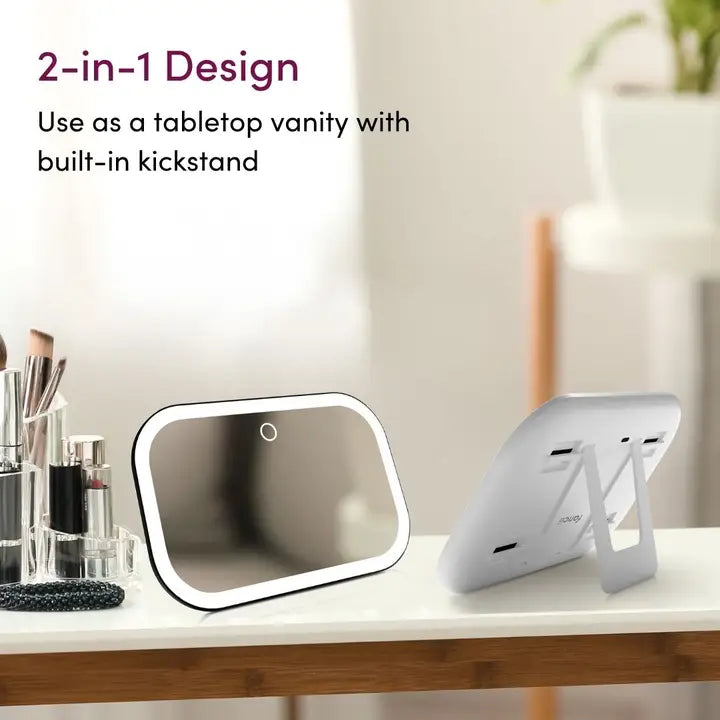 Juni Led Lighted Sun Visor Vanity Mirror