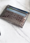 Crocodile Slim Card Holder / Wallet