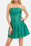 Maria Strapless Flare Dress