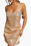 Via Cut Out Mini Dress