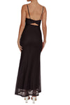 Ava Boat Neckline Floral Maxi Dress