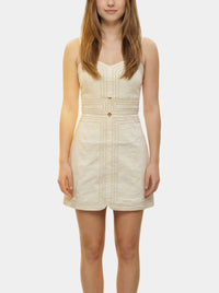 Tilly Mini Dress in Cream