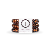TELETIES Tortoise Small Hair Ties - 3 Piece