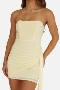 Romelle Drape Mini Dress