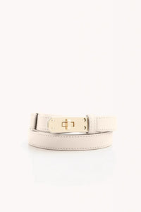 Billini Blake Belt in Bone Gold