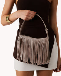 Billini Quinn Shoulder Bag in Light Beige
