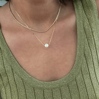 BRACHA Marlowe 2 in 1 Dainty Pearl Necklace