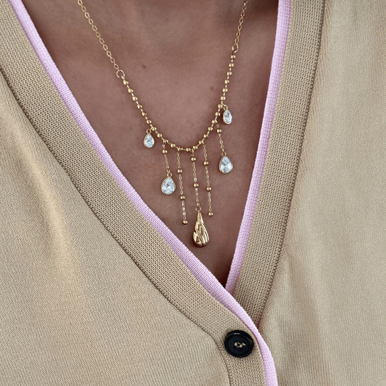 BRACHA Nori Drop Charm Necklace