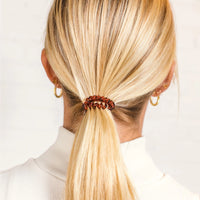 TELETIES Tortoise Small Hair Ties - 3 Piece