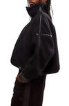 FP Movement Mountain High Shine Half Zip Fleece in Black Combo