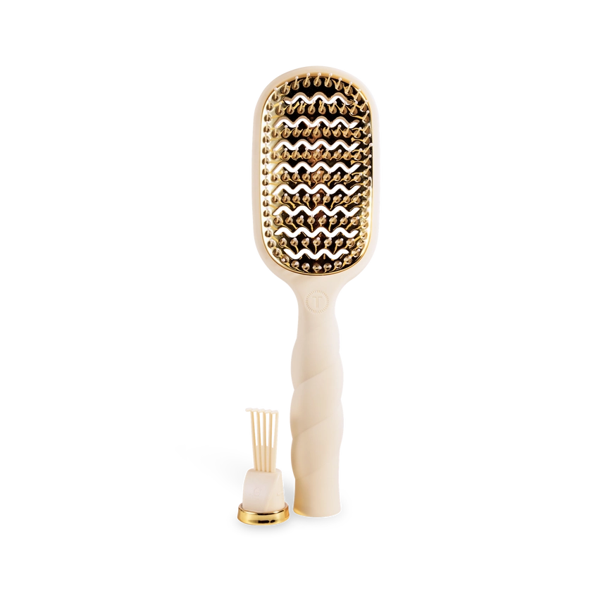 TELETIES Vented Hair Brush in Tan
