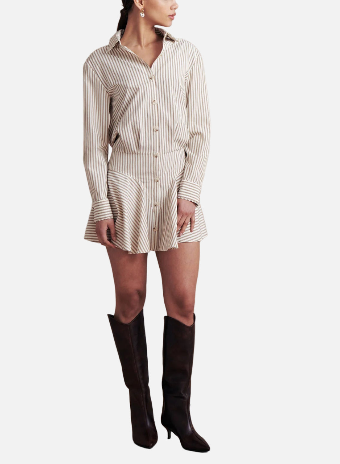 Saylor Naeem Stripe Mini Dress
