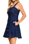Aliyah Corset Denim Mini Dress
