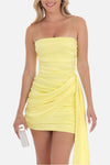 Darla Satin Tassel Mini Dress
