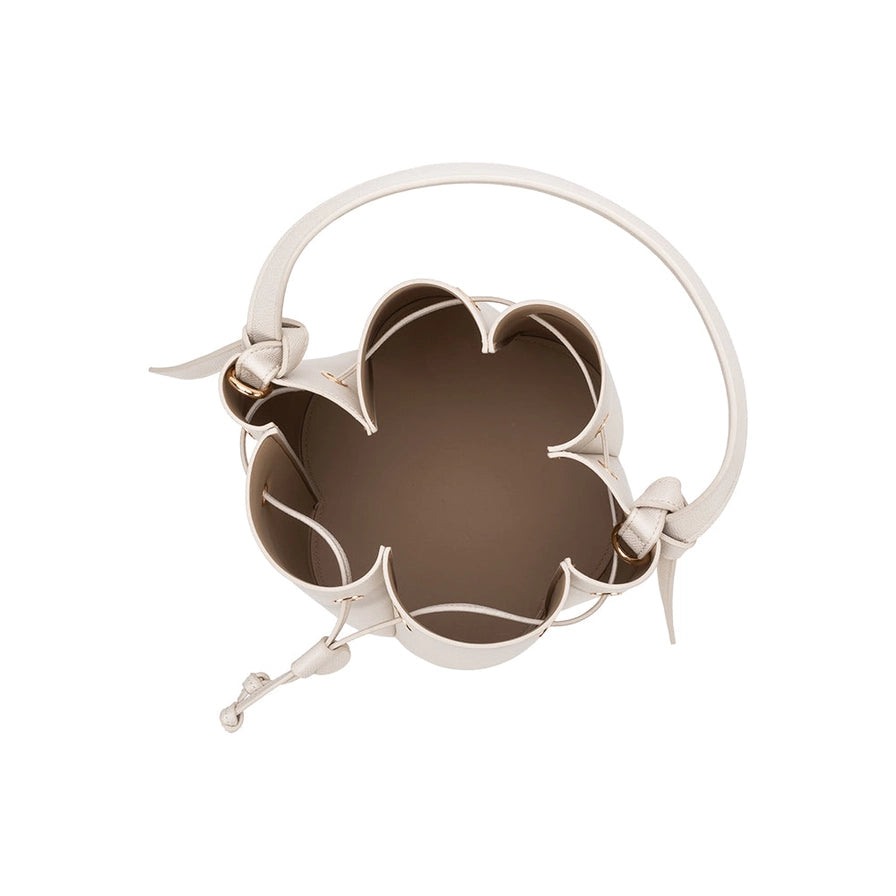 Melie Bianco Laguna Top Handle Bag in Bone