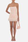 Meadow Sequin Ruched Mini Dress