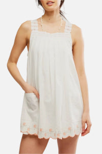 Free People Latecia Embroidered Mini Dress