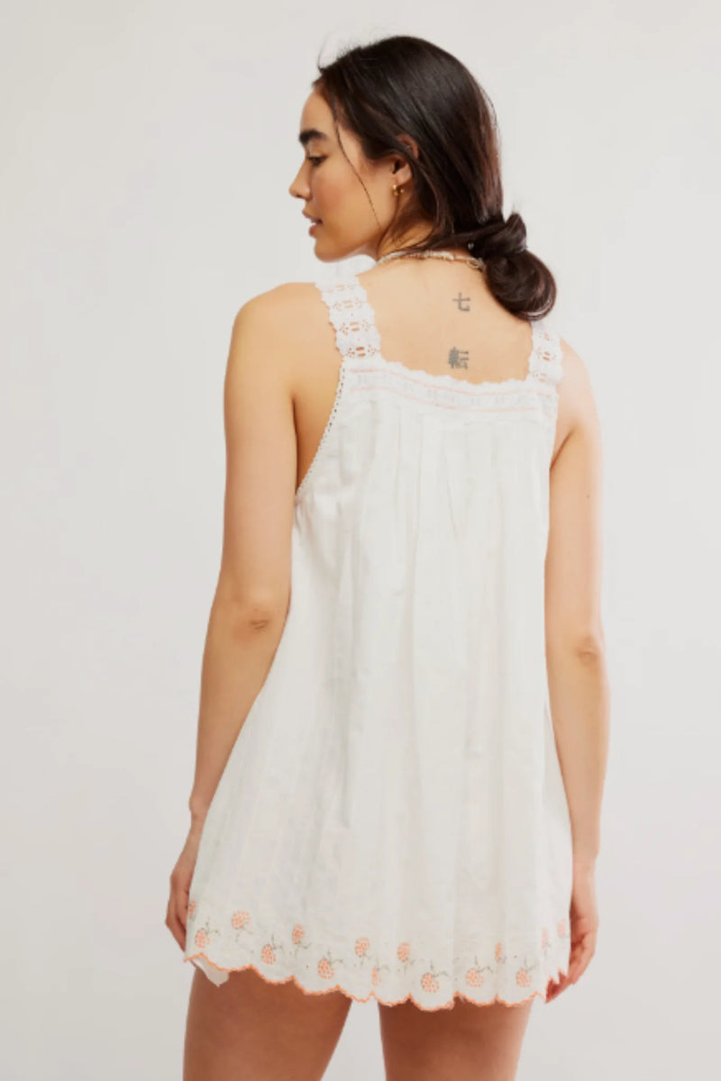 Free People Latecia Embroidered Mini Dress