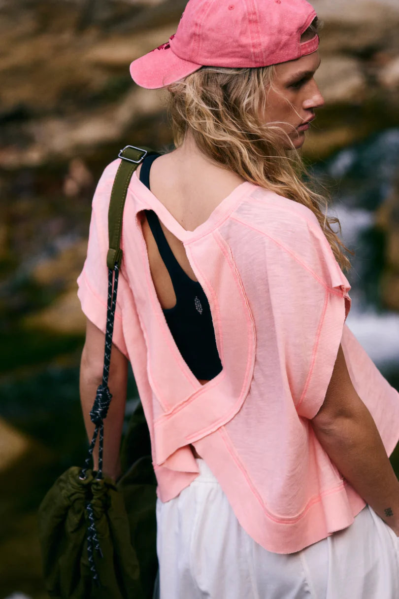 FP Movement My Time Tee in Pastel Peach