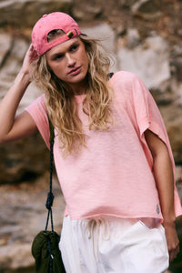 FP Movement My Time Tee in Pastel Peach