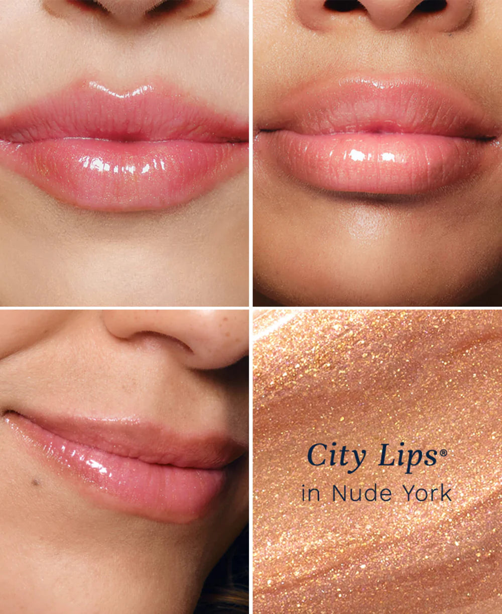 City Lips Plumping Lip Gloss in Nude York