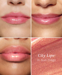 City Lips Plumping Lip Gloss in Sun Diego