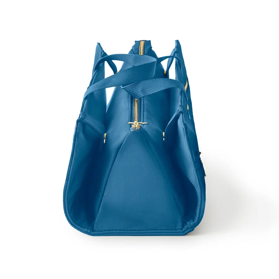 KUSSHI Hair Tools Bag in Midnight Teal/Raspberry