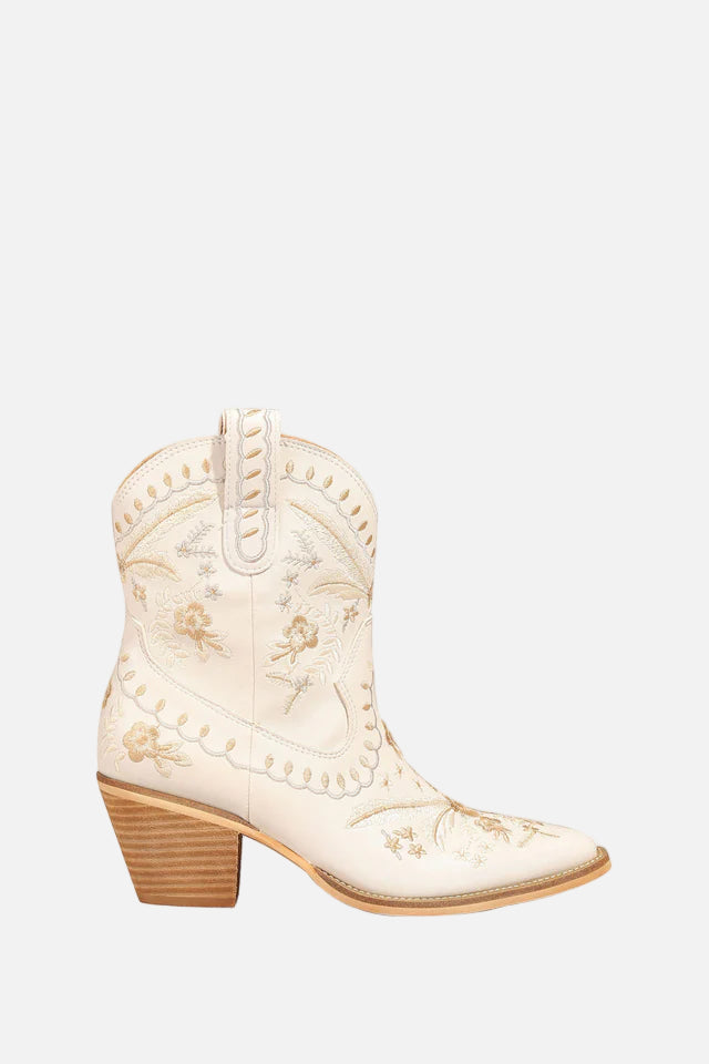 Corral Botanical Embroidered Cowgirl Boots