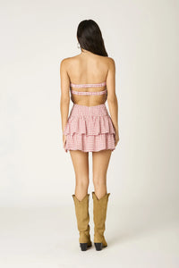 Scarlett Keyhole Romper Dress