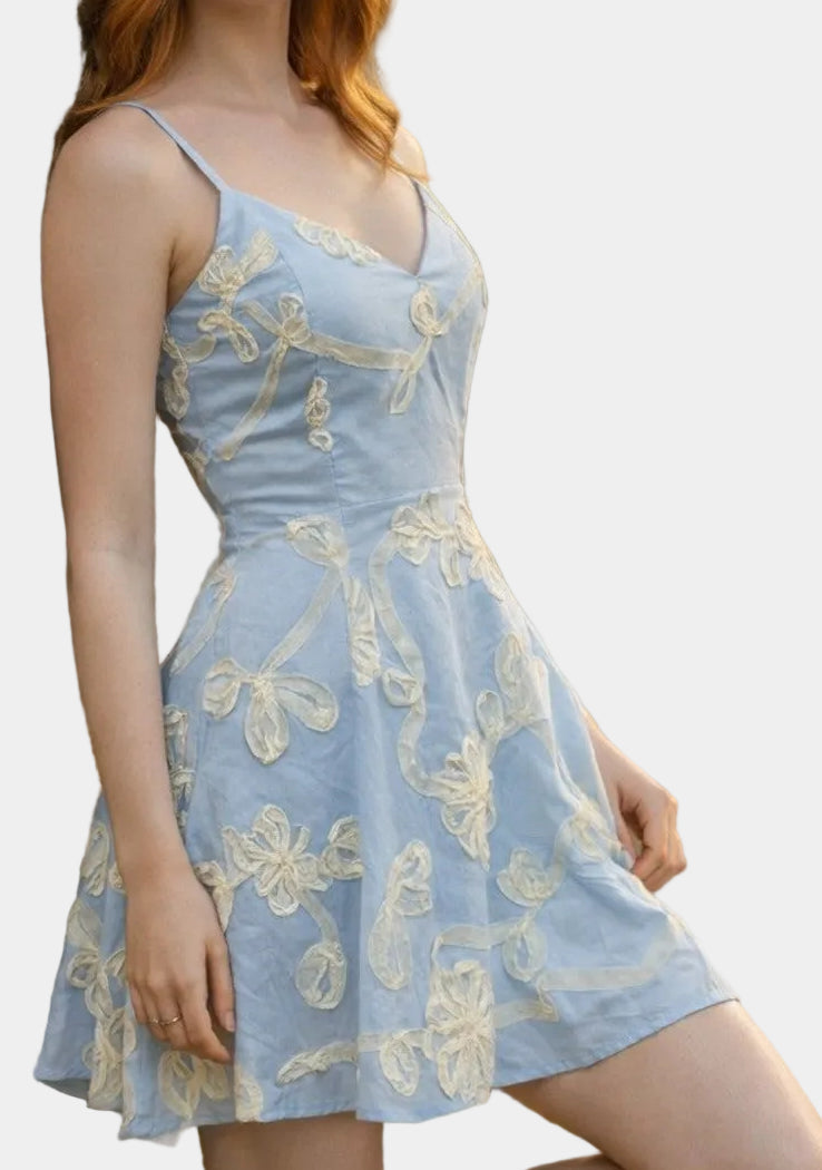 Samie Embroidered Mini Dress