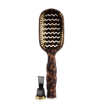 TELETIES Vented Hair Brush in Tortoise