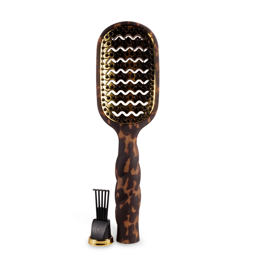 TELETIES Vented Hair Brush in Tortoise