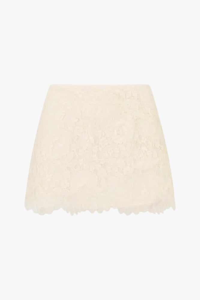 Love Shack Fancy Solennea Lace Skirt