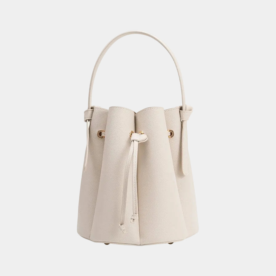 Melie Bianco Laguna Top Handle Bag in Bone