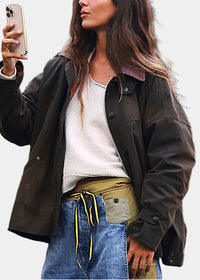 Free People Cori Waxed Jacket