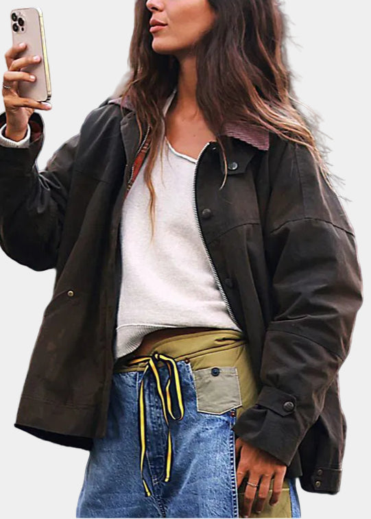 Free People Cori Waxed Jacket