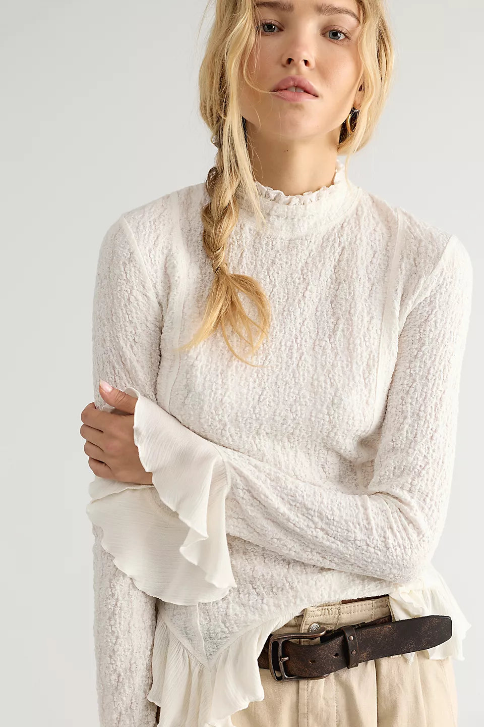 Free People Hope Long Sleeve Blouse