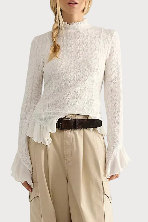 Free People Hope Long Sleeve Blouse