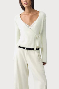 Free People Snowfall Wrap Sweater