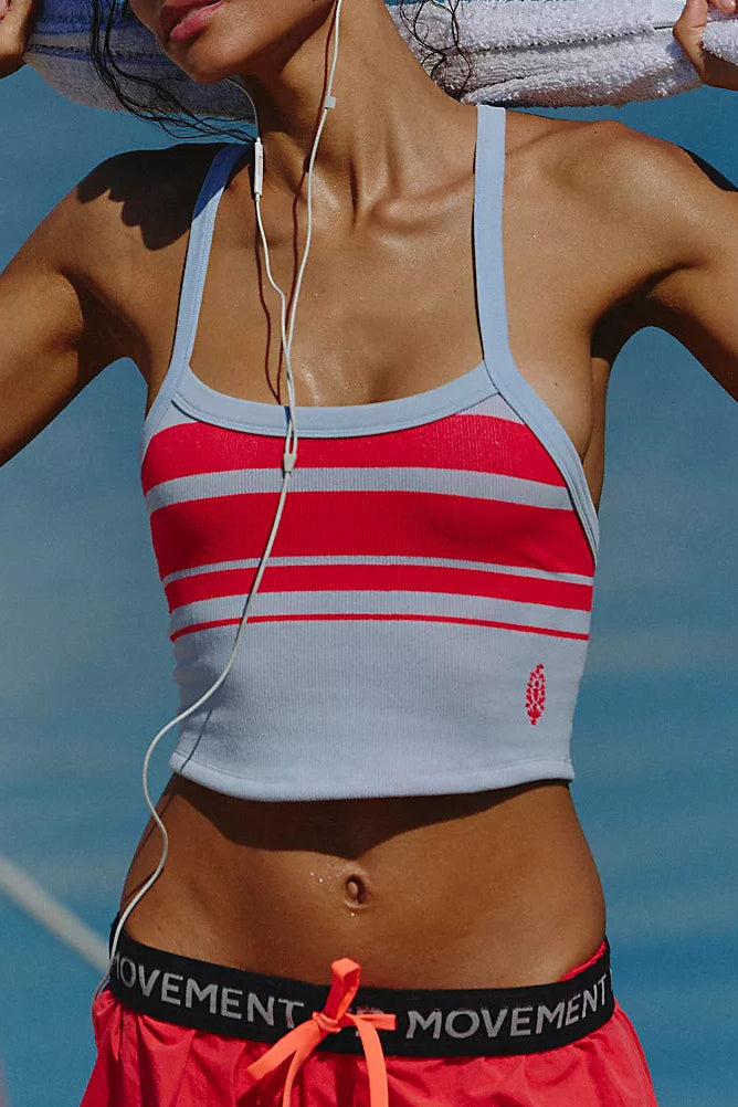 FP Movement All Clear Striped Cami in Retro Stripe