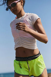 FP Movement Tempo Ruched UV Protection Tee in White