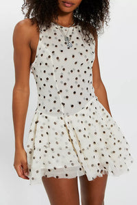 Free People Raven Printed Mini Dress