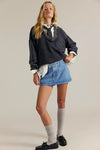 Free People Gallivanting Skort in Oasis Blue