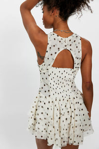 Free People Raven Printed Mini Dress