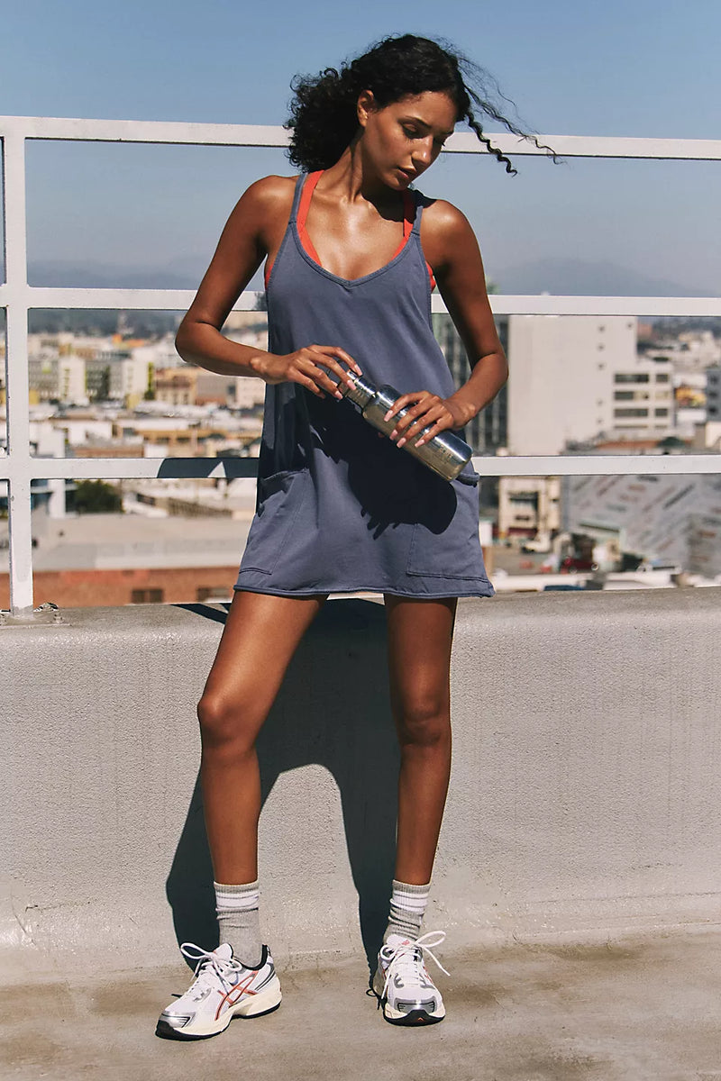 FP Movement Hot Shot Mini Dress in Blue Indigo – Square-dclothing